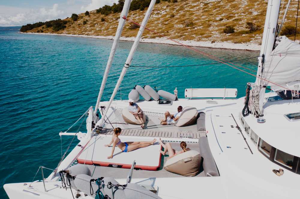 charter catamaran in Croatia, sailing in Dalmatia.jpg