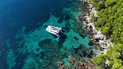Meet Leopard 45 “Sisters” – your floating sanctuary at sea ⛵️✨

Spacious, bright, stylish, and built for both comfort and performance, Sisters makes every moment unforgettable, whether you’re sailing or relaxing at anchor and built for both comfort and performance, Sisters makes every moment unforgettable, whether you’re sailing or relaxing at anchor.

Fully air-conditioned, beautifully equipped, and designed for pure enjoyment – inside and out.

📍 Based in Split
Available for round-trip Split ➝ Split charters, as well as unforgettable one-way routes to/from Dubrovnik 🗺️⚓️

With 3 ensuite cabins for up to 6 guests, expansive lounging areas, BBQ, WiFi, bathing platform, and plenty of space to relax in the sunshine ☀️… this is your place to unwind, recharge and explore.

Adventure awaits with SUP boards, snorkeling gear, a powerful tender, and even an open-air cinema experience under the stars 🎬

And the true soul of Sisters? Her amazing crew, Toni & Magdalena, delivering warmth, care, top-class service, and unforgettable memories 🥂

Half board, selected dinners, fuel allowance, linens, beach towels, taxes, cleaning - it’s all included. Just bring your smile and love for the sea 💙