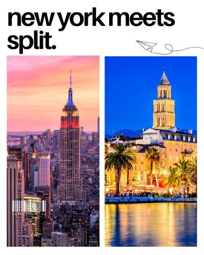 Starting April 30, 2026, United Airlines will launch seasonal nonstop ✈️ flights between Newark (New York area) and Split, Croatia 🇭🇷, operating three times per week.
According to PR Newswire, Split will join United’s European summer schedule, offering American travelers their first-ever direct connection to Central Dalmatia.
📆Flight Schedule:
➡From New York to Split:
Tuesdays, Thursdays, and Saturdays at 5:00 PM local time, arriving in Split the next morning just before 8:00 AM.
➡From Split to New York:
Wednesdays, Fridays, and Sundays in the morning (10:00 AM), arriving in New York at 2:00 PM local time.