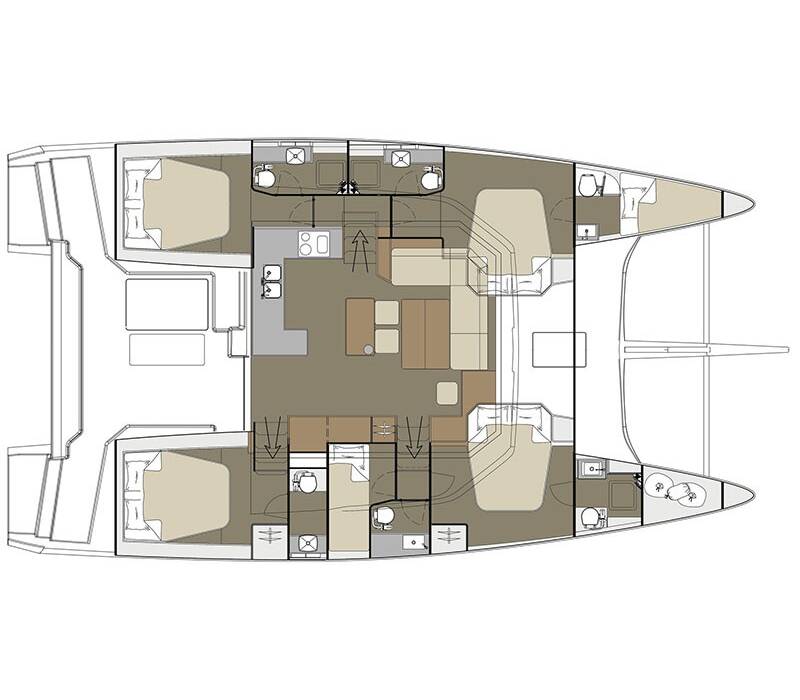 Dufour 48 Catamaran Hawaii 5-0