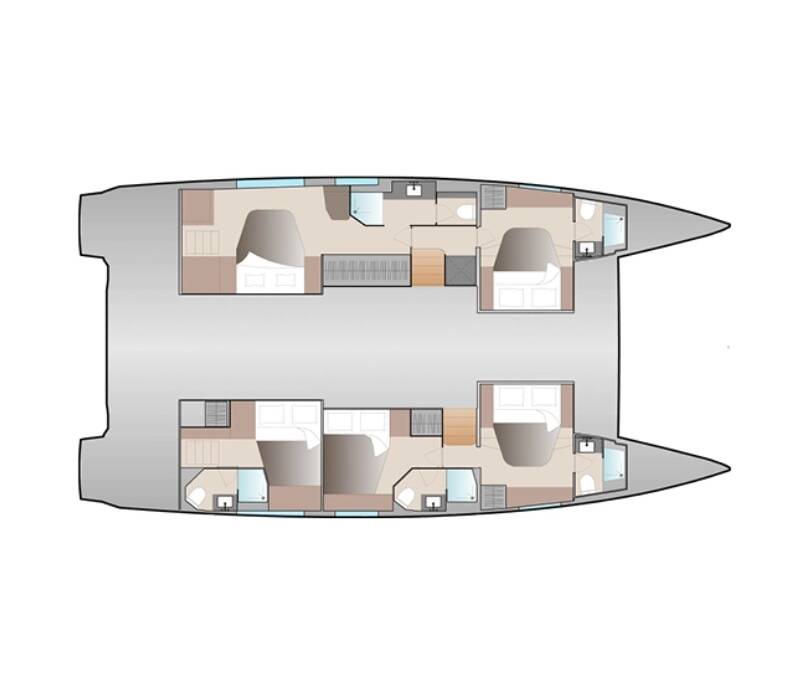 Fountaine Pajot Aura 51 Mer Sea