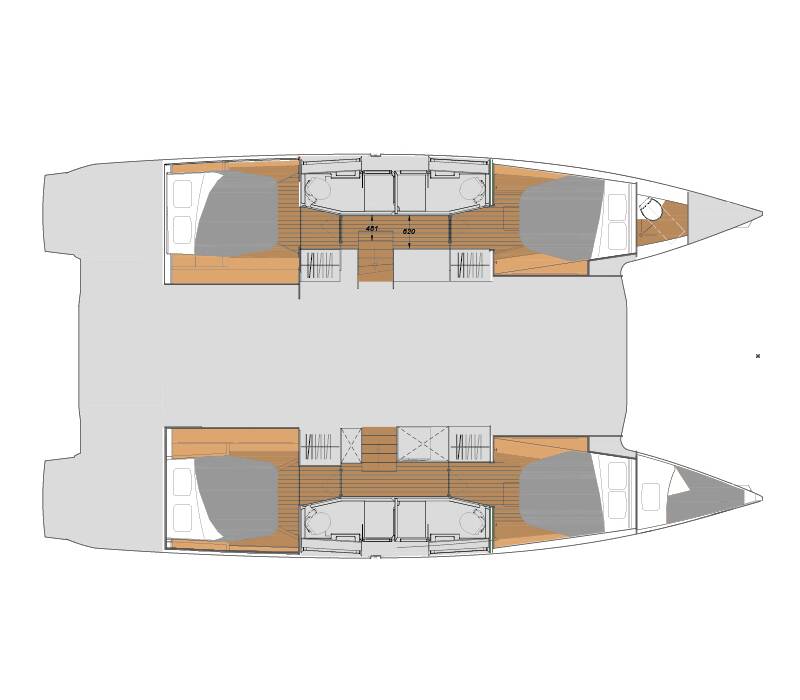 Fountaine Pajot Elba 45 Ogibni