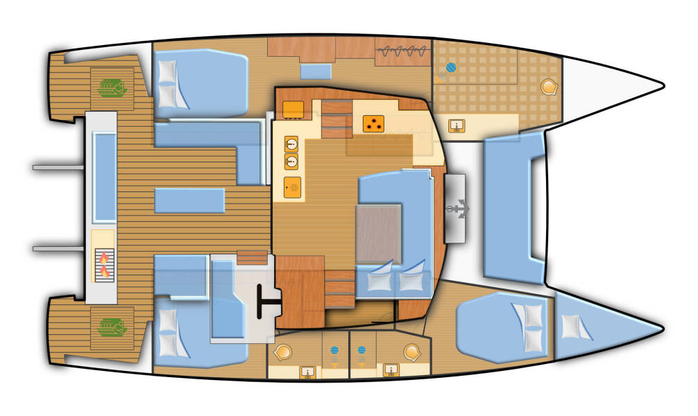 Fountaine Pajot Elba 45 Yara