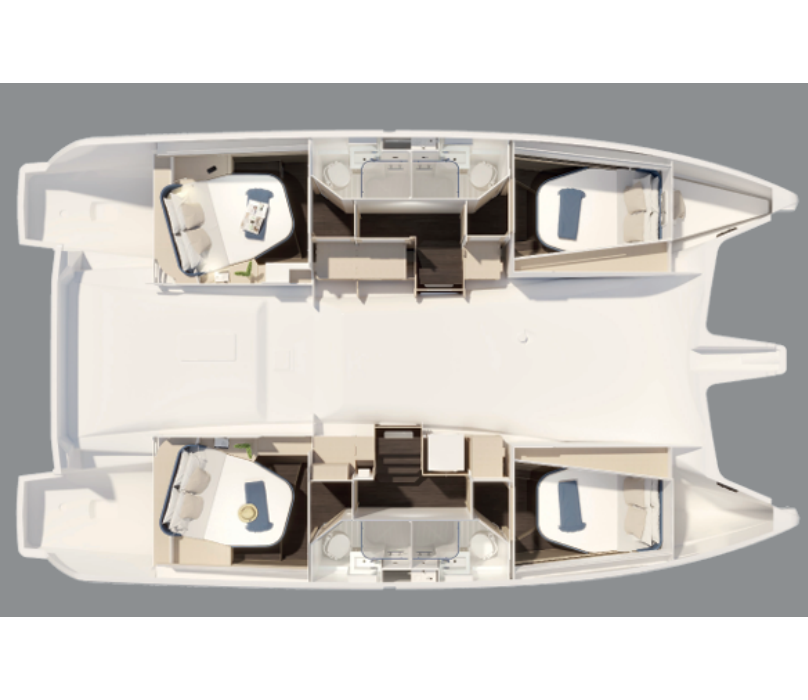 Fountaine Pajot FP 44 Quatuor ELECTRIC MANATEE 