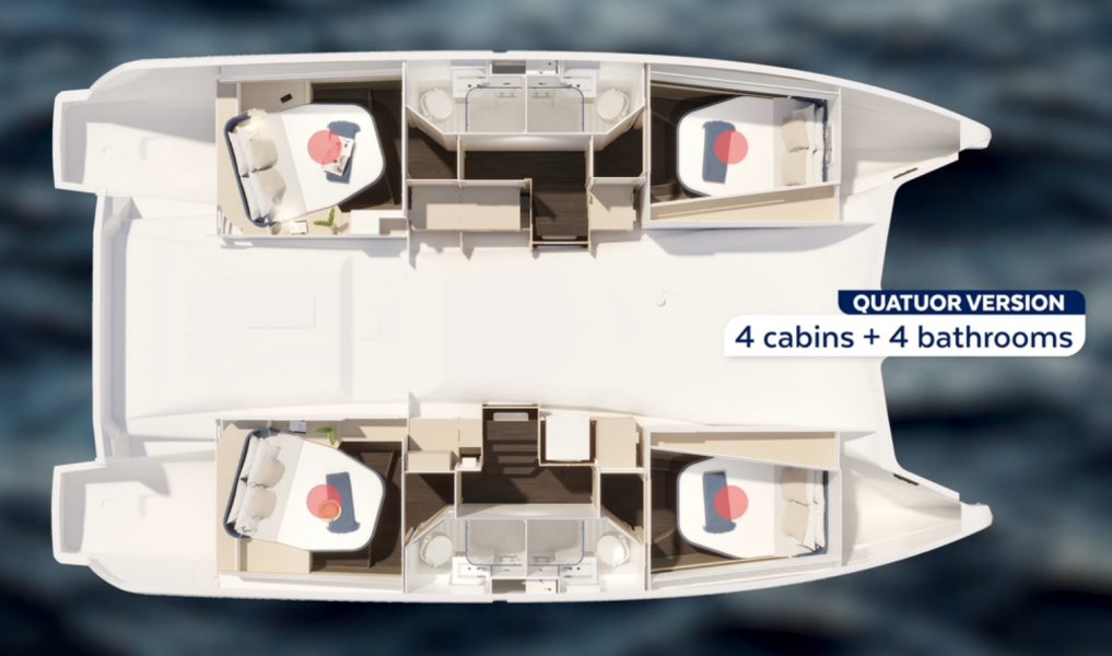 Fountaine Pajot New 44 Quatuor Emma Rose