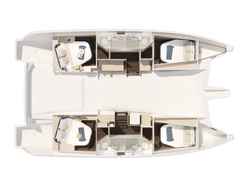 Fountaine Pajot New 44 Quatuor Blue Argo