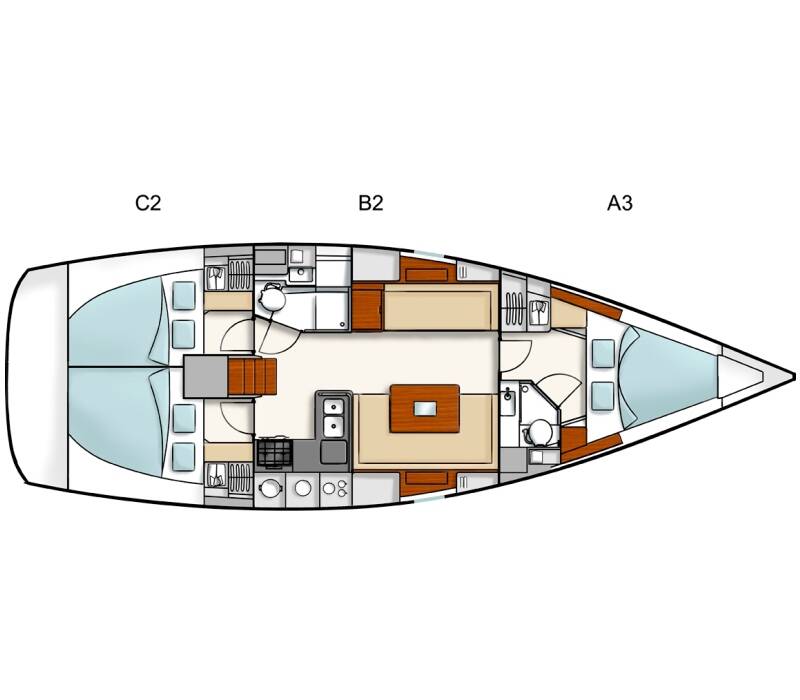 Hanse 400e Heidi