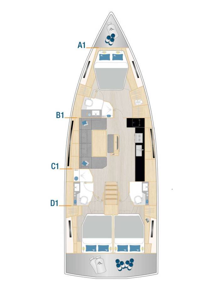 Hanse 460 Sailaway - OW