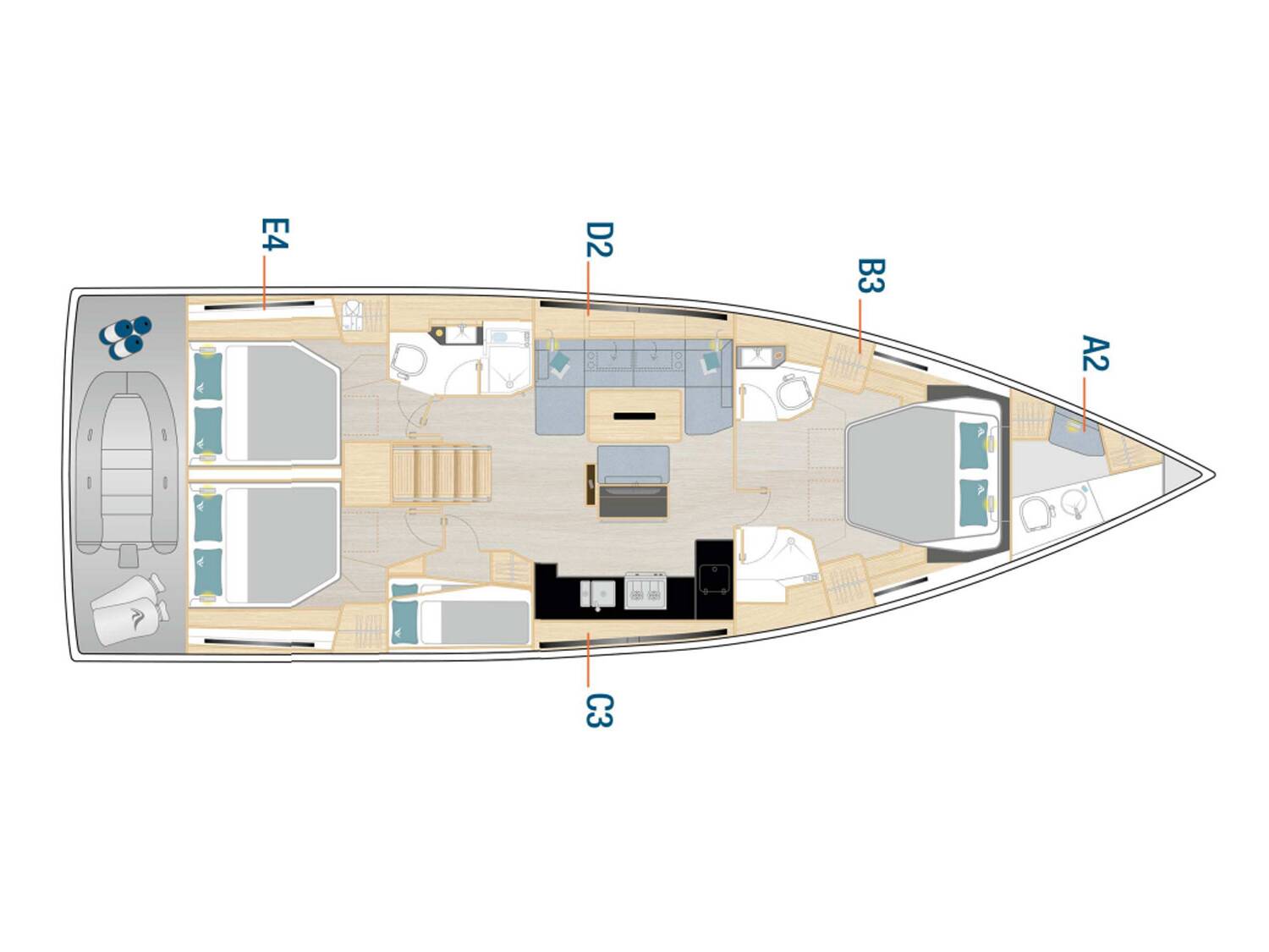 Hanse 510 Amber - OW