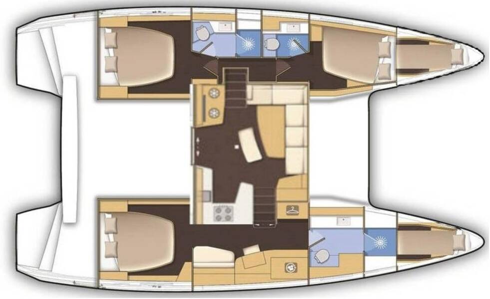 Lagoon 42 OW Sailing Breeze