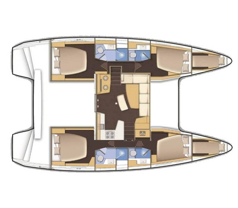 Lagoon 42 Skylight