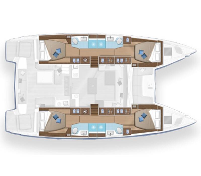 Lagoon 50 Sail La Vie