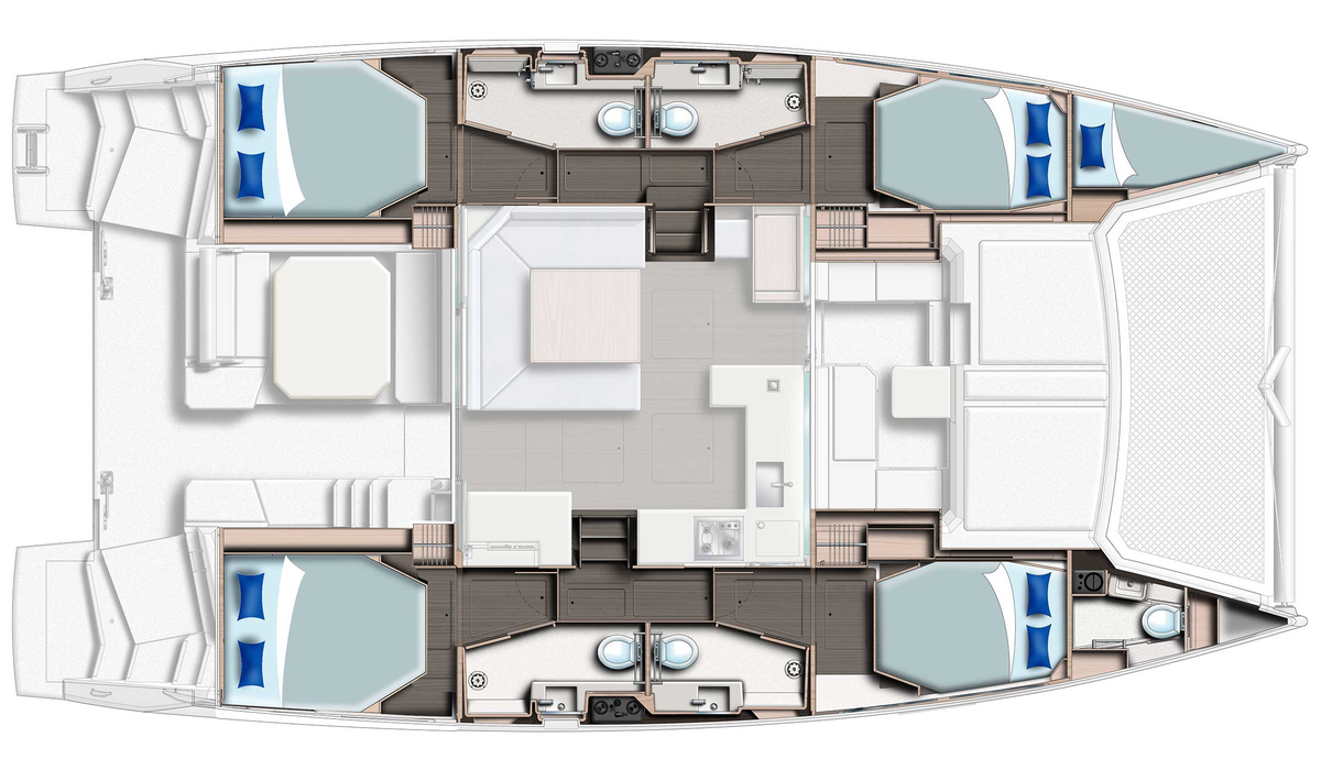 Leopard 45 Nice Aft Too