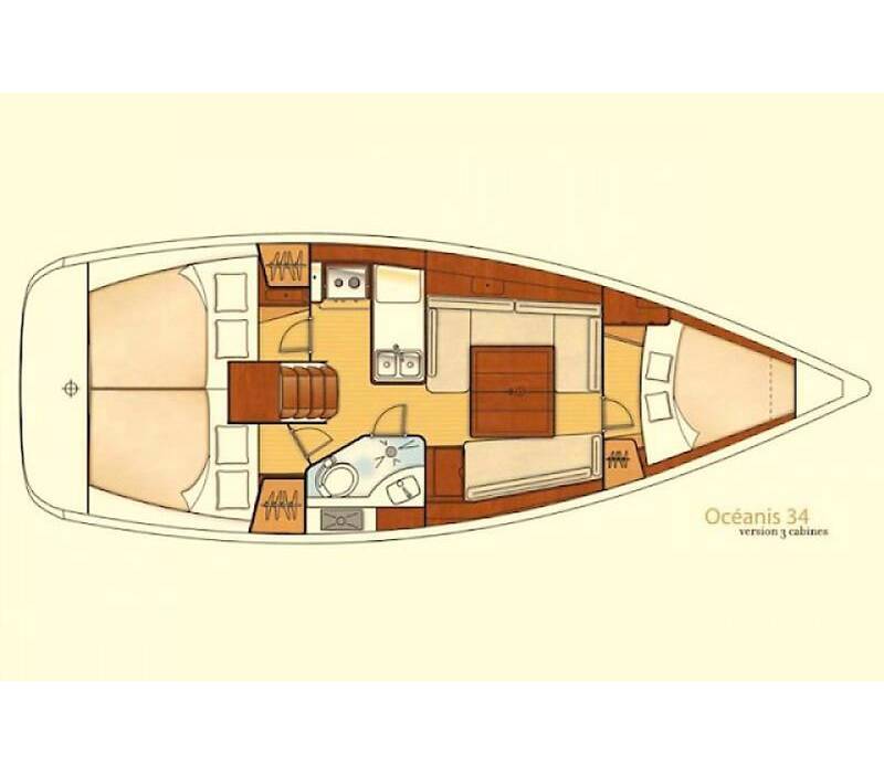 Oceanis 34 Aquamarine